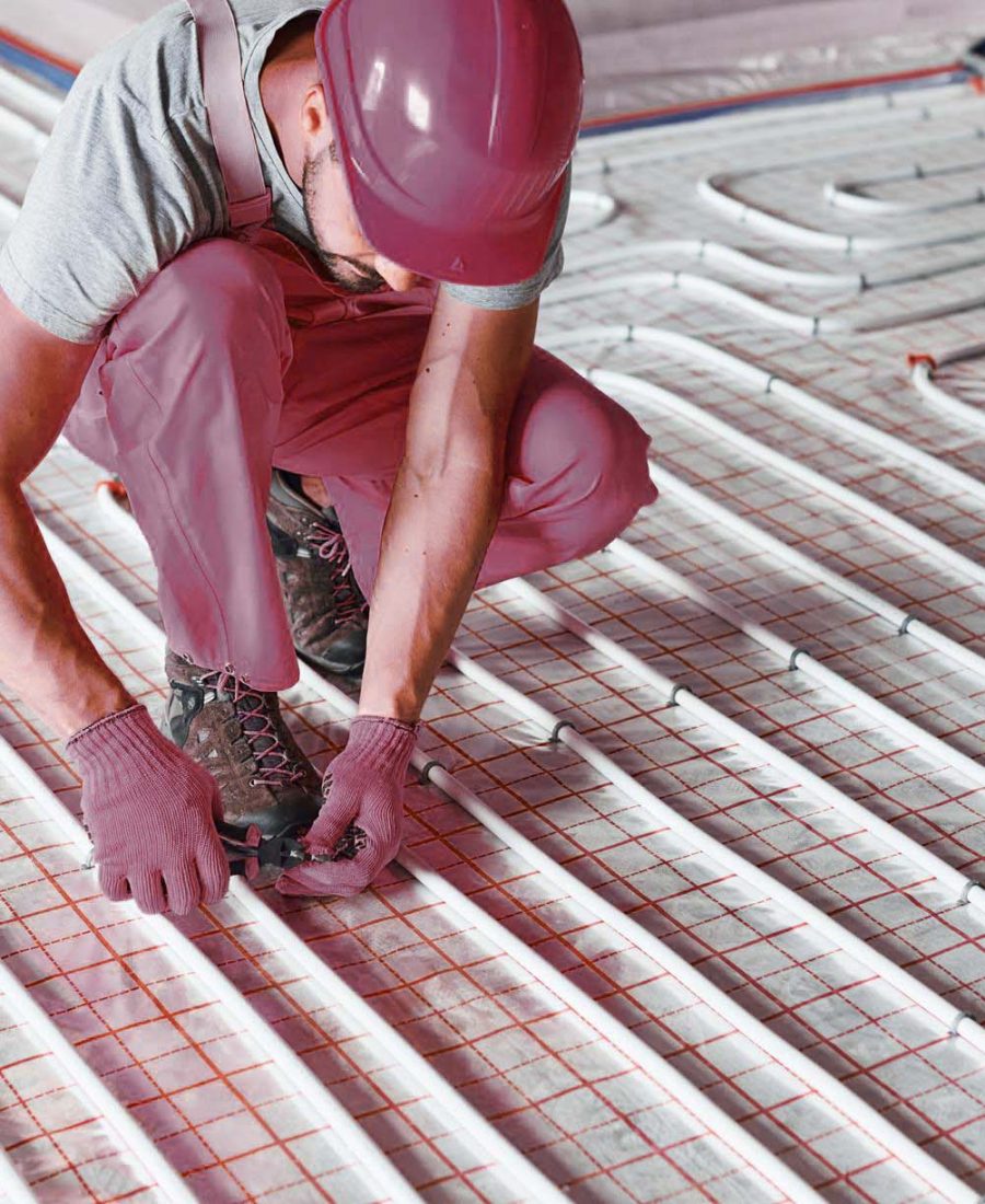 Loose wire underfloor heating installation London